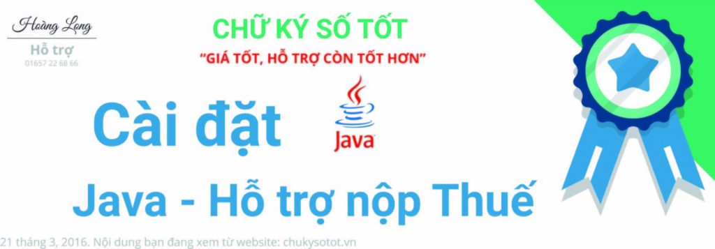 hướng dẫn cài đặt java