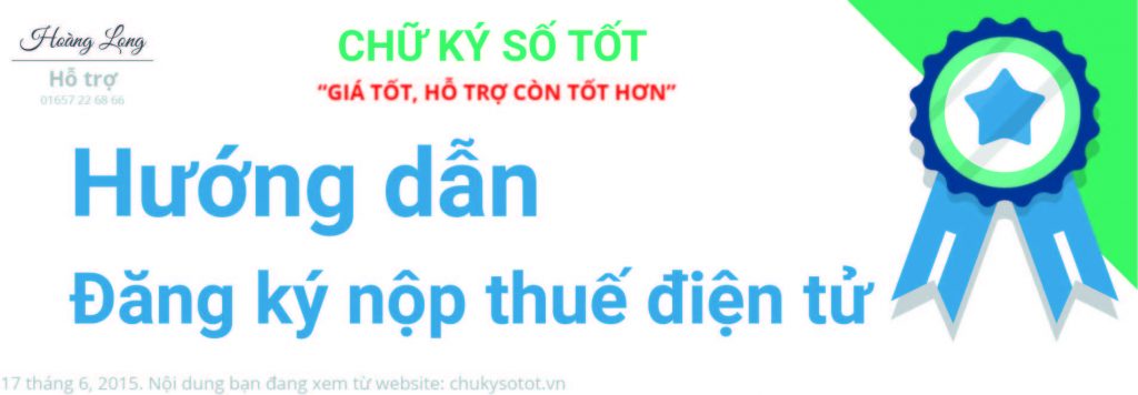 hướng dẫn đăng ký nộp thuế điện tử